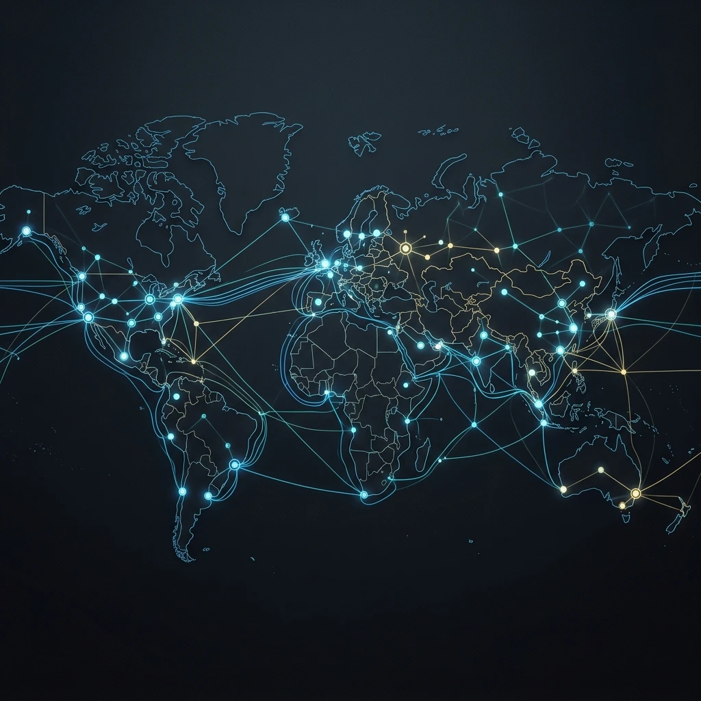 Exportagentur und globales Web