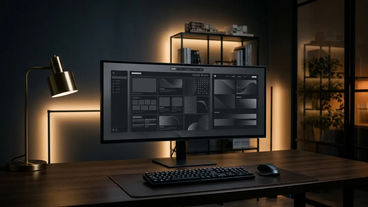 Professionelle Website – moderner Desktop und elegantes Design